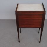Bedside mahogany end XVIII