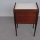 Bedside mahogany end XVIII