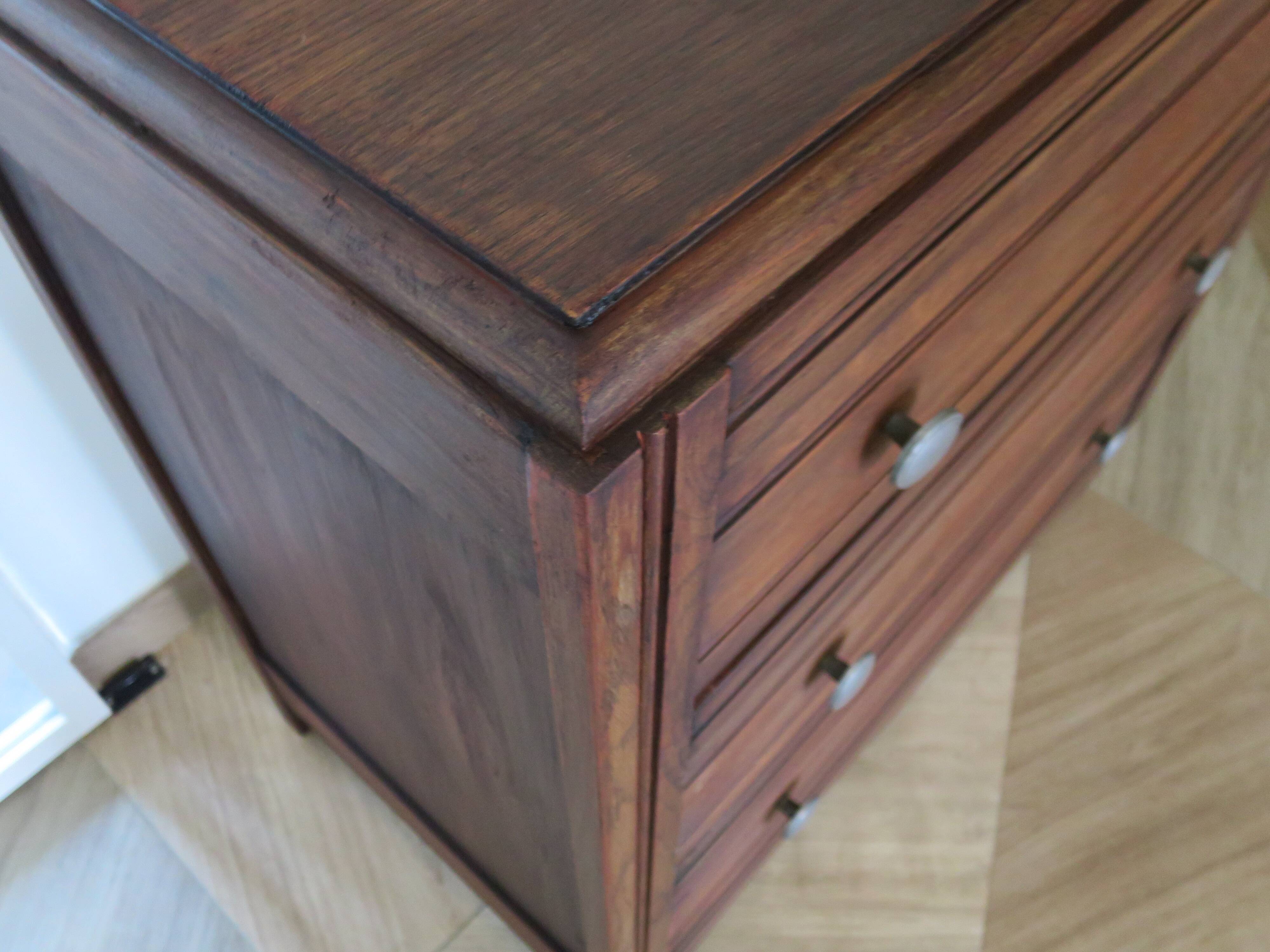 Art Deco chest of drawers - 1950s - mustache-style legs - vintage