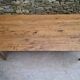 Table de ferme chêne 320 cm avec allonges 