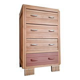 Renovated chest of drawers high 4 drawers
