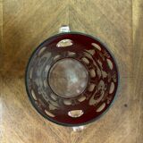 Bohemian glass crystal ice bucket