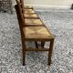 Set of 6 raw stone chairs French design