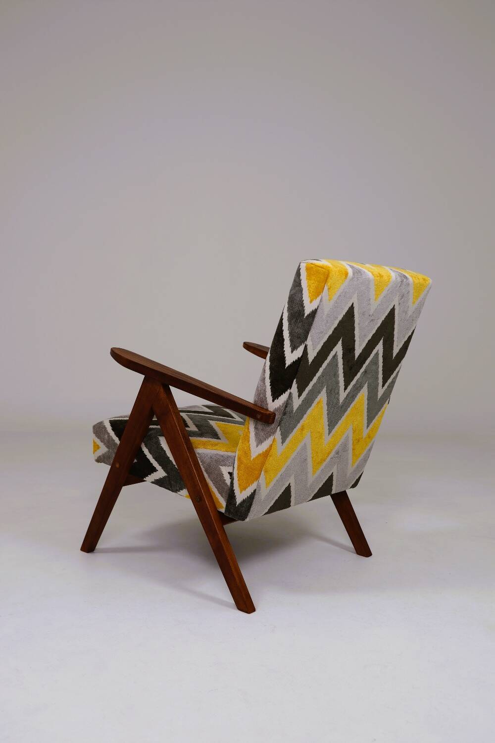 Vintage ethnic chic armchair modern design