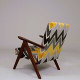 Vintage ethnic chic armchair modern design