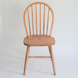 vintage chair with bars style ercol - natural wood