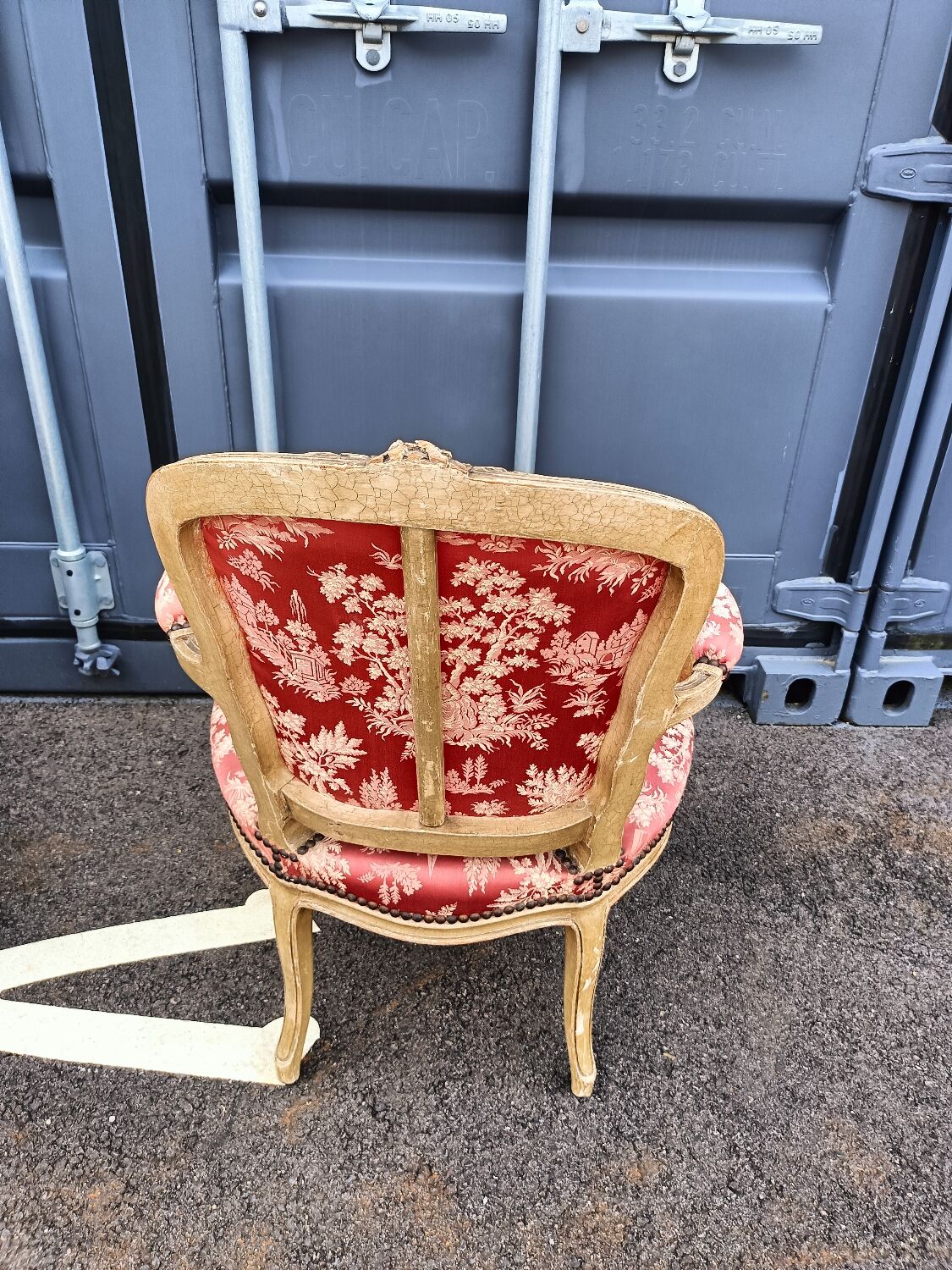 Pair of antique armchairs Louis XV style