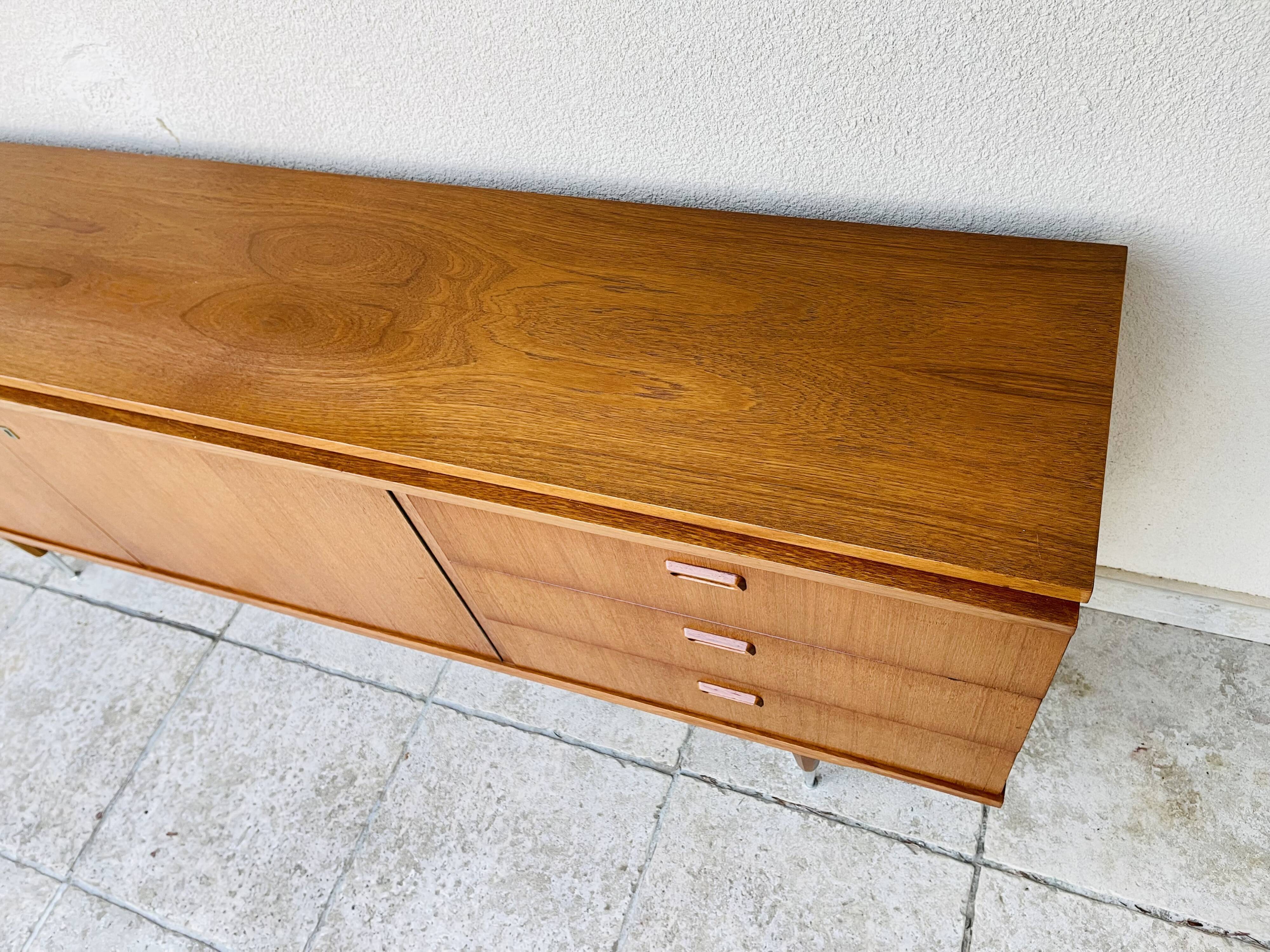 Scandinavian teak row