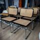 4 Cesca B32 chairs by Marcel Breuer