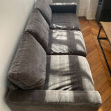 Modern style anthracite gray sofa