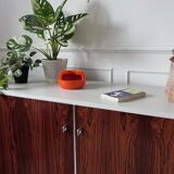 Vintage four-door buffet in rosewood.