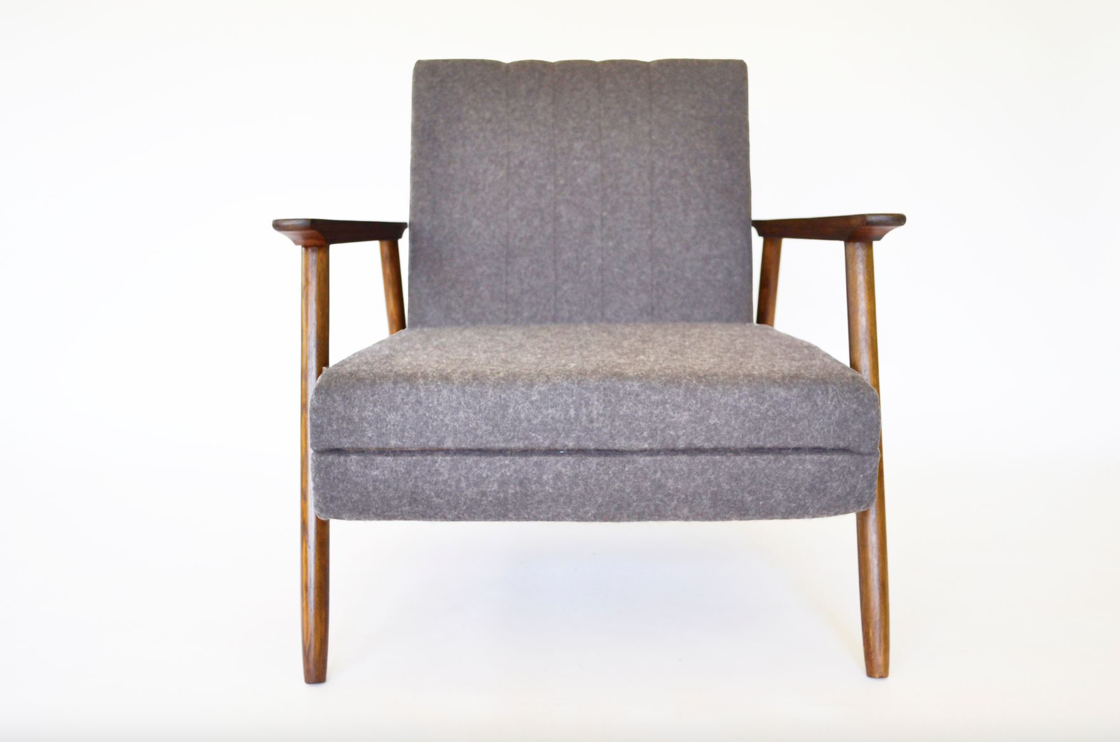 Convertible armchair by V. E. Cukermanienė for Vilniaus Baldų Kombinatas, 1964