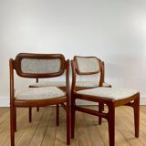 Set of 4 rosewood chairs Johannes Andersen