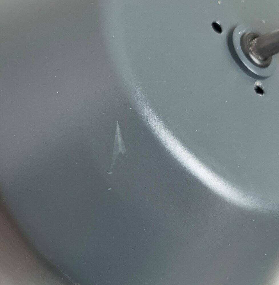 Minimalist bell-shaped pendant lamp in metal and glass, Italian by Sebastian Herkner for Classicon.