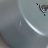 Minimalist bell-shaped pendant lamp in metal and glass, Italian by Sebastian Herkner for Classicon.