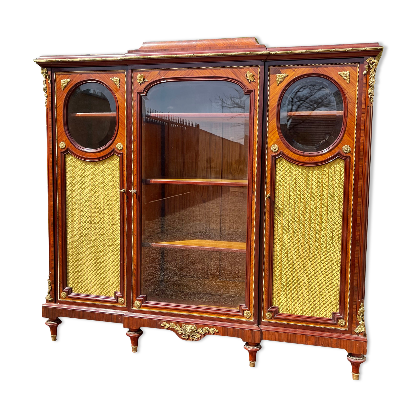 Bibliothèque aux Papillons Style Louis XVI - Napoléon III