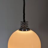 Harvey Guzzini Space Age dlg adjustable pendant lamp circa 1970