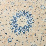 Grand Tapis Persan Ancien – Motifs Médaillon, Laine Nouée Main, 289x376 Cm