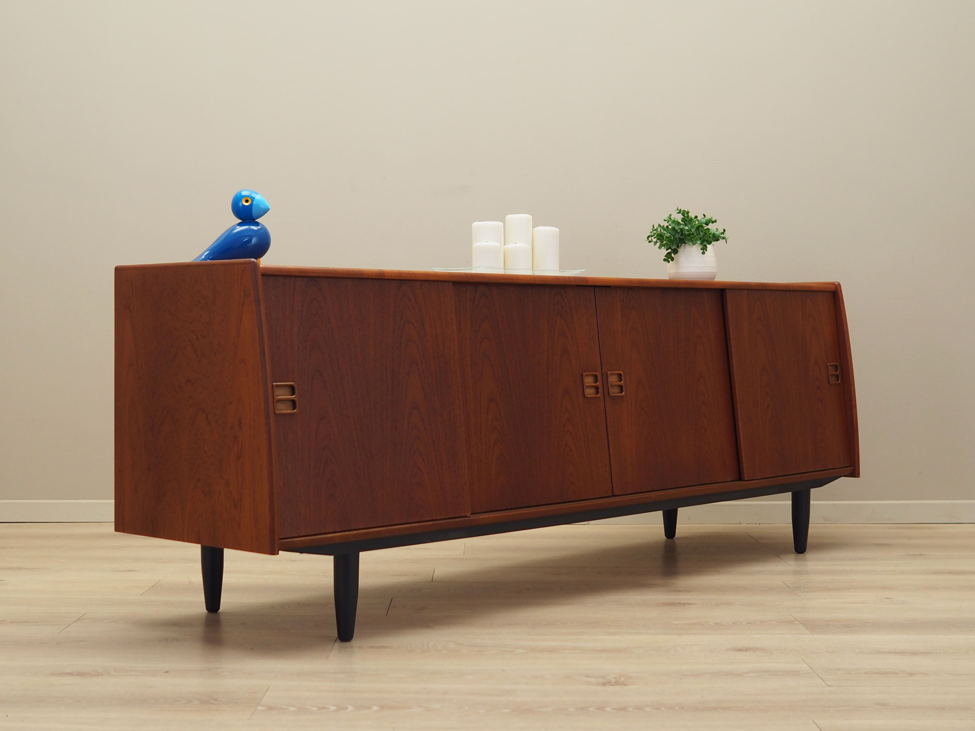 Teak sideboard, Danish design, 1970s, manufacturer Aerthoj Jensen & Molholm Herning