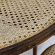 Bistro dining table in bentwood and cane from Alvar Aalto by Thonet