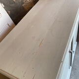 Patinated sideboard 2 drawers and 2 doors