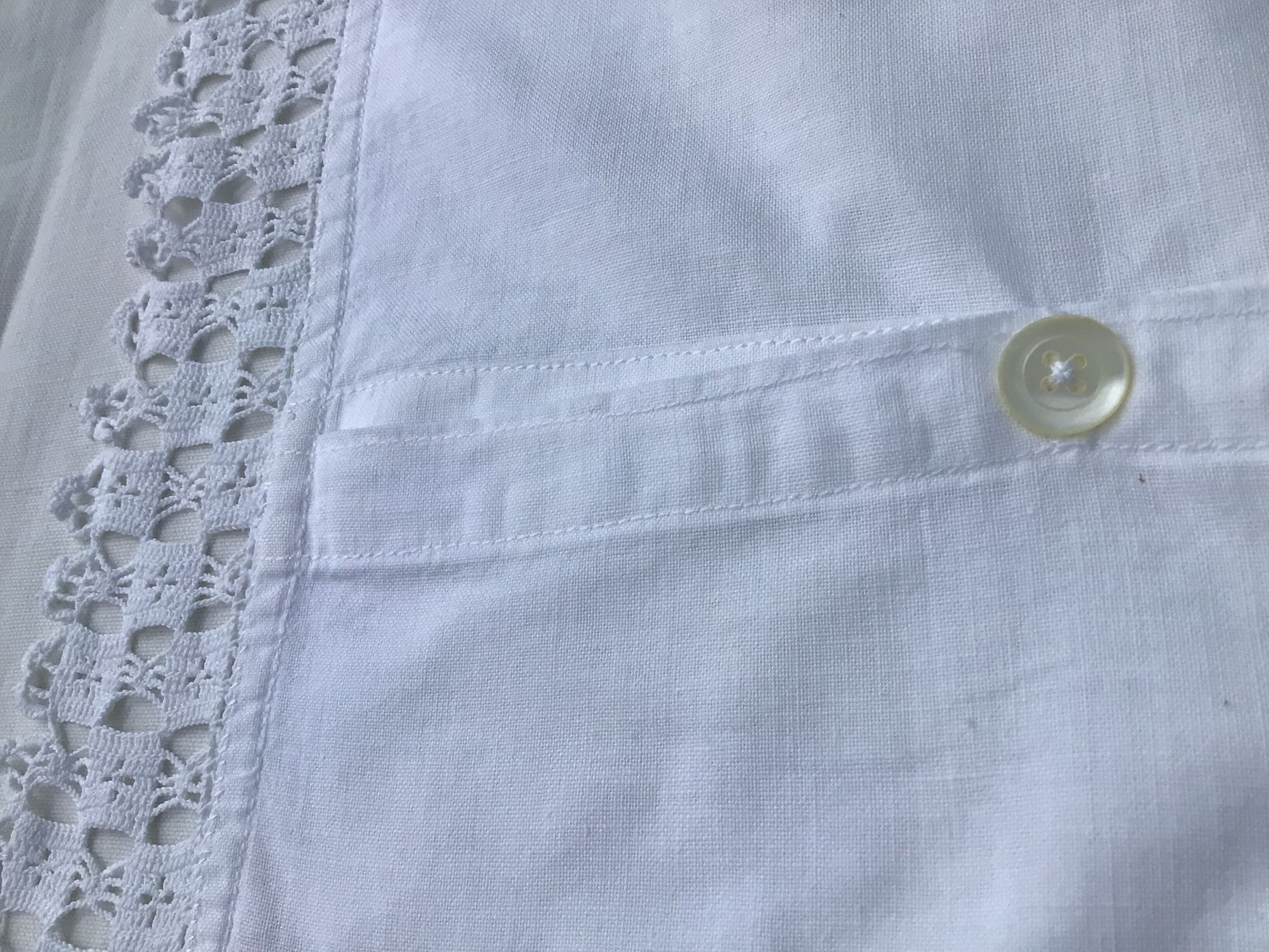 Wide edge pillowcase crocheted hand 78x74cm