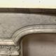 Regency style fireplace in white Carrara marble, Italy, 19th century.