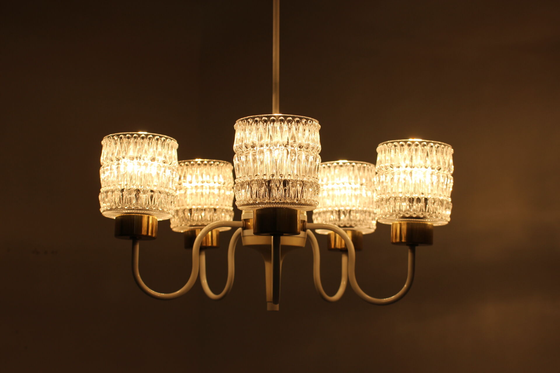 Mid-century chandelier by Kamenicky  Senov,1970‘s.