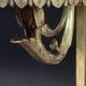 Bronze bouillotte lamp from the 19th century.