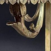 Bronze bouillotte lamp from the 19th century.