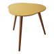 Table basse « haricot » tripode en bois vintage - design années 70
