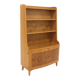 Bibliothèque scandinave en orme, Swedish Modern, Suède, 1940