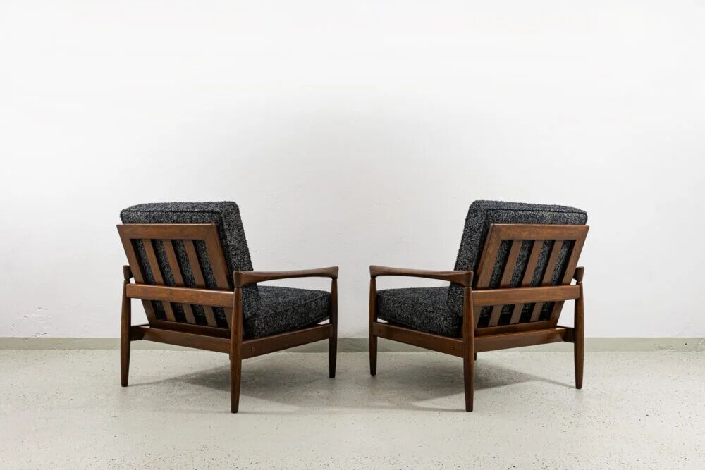 Vintage IKEA "Kolding" armchair by Erik Wørts for IKEA, 1960, pair of 2