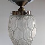 Art Deco ceiling light in frosted glass circa 1920