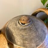 Enamelled ceramic jar