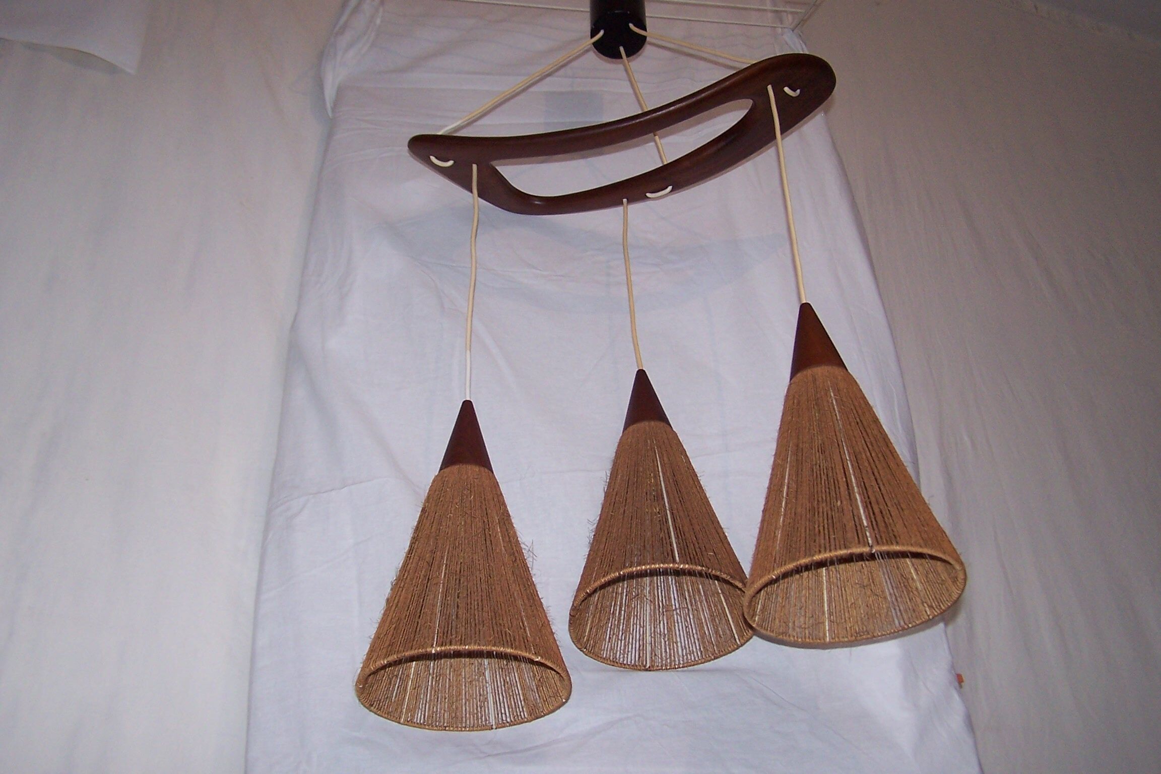 Scandinavian teak suspension - 50s