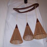 Scandinavian teak suspension - 50s