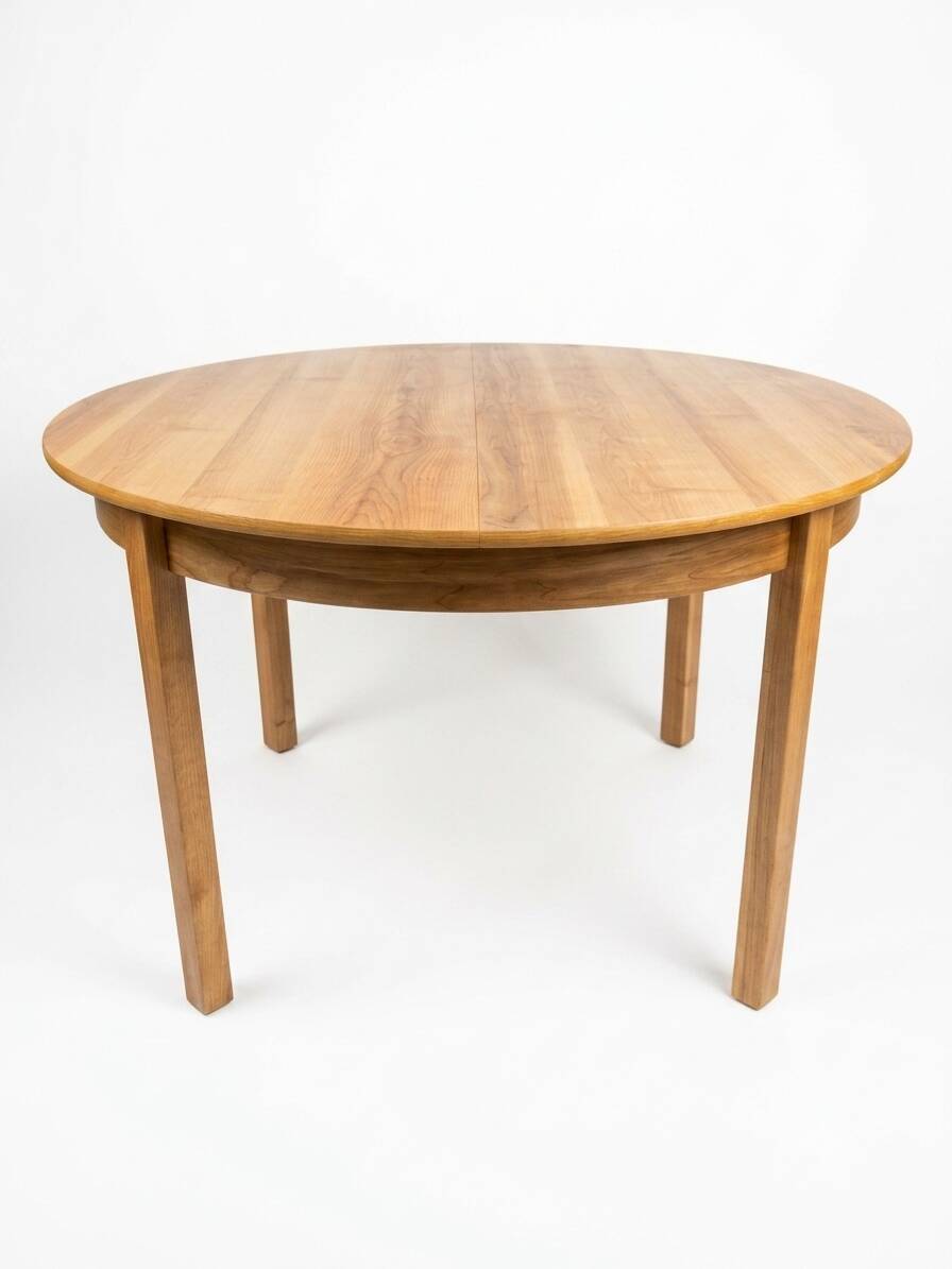 Scandinavian extendable oak table from the 1960s (butterfly extension)
