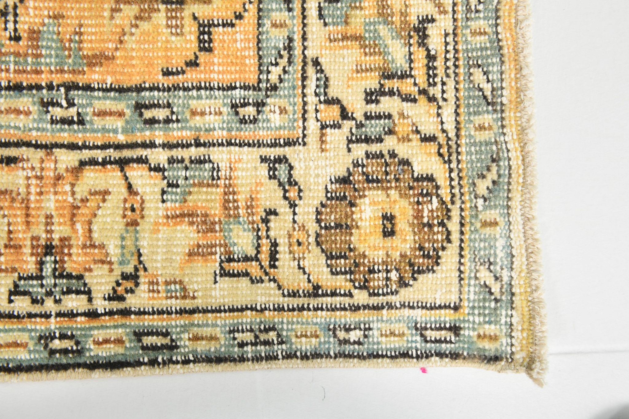 5x9 Orange & Yellow Oriental Vintage Rug, 157x273Cm
