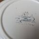 Old Lonchamp ceramic plate, Chardon Terre de fer model