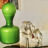 Vintage Scandinavian blown glass carafe 1970