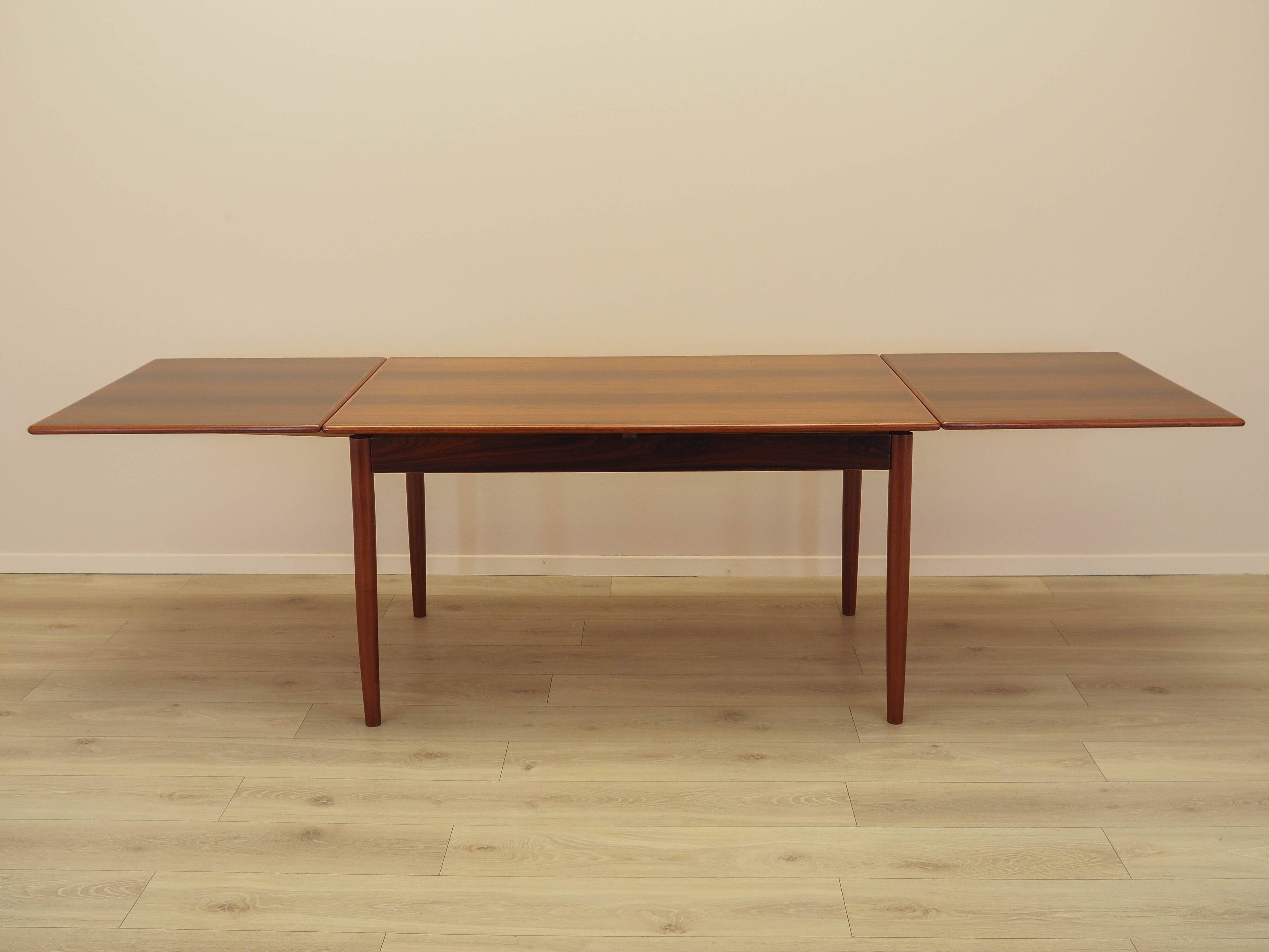 Rosewood table, Danish design, 1970s, made in Denmark