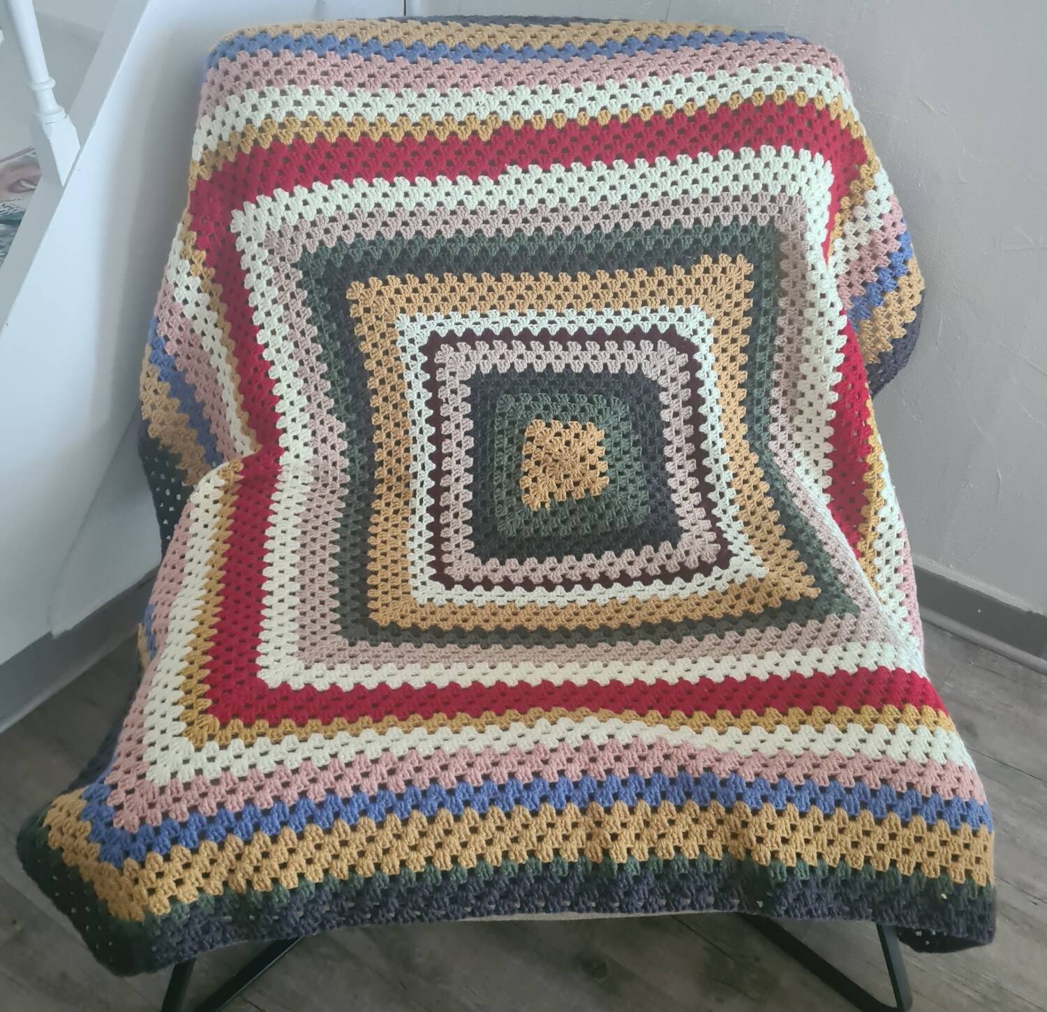 Vintage crocheted blanket