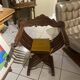 Fauteuil curule en bois