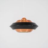 Copper & black pendant light
