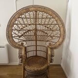 Rattan armchair