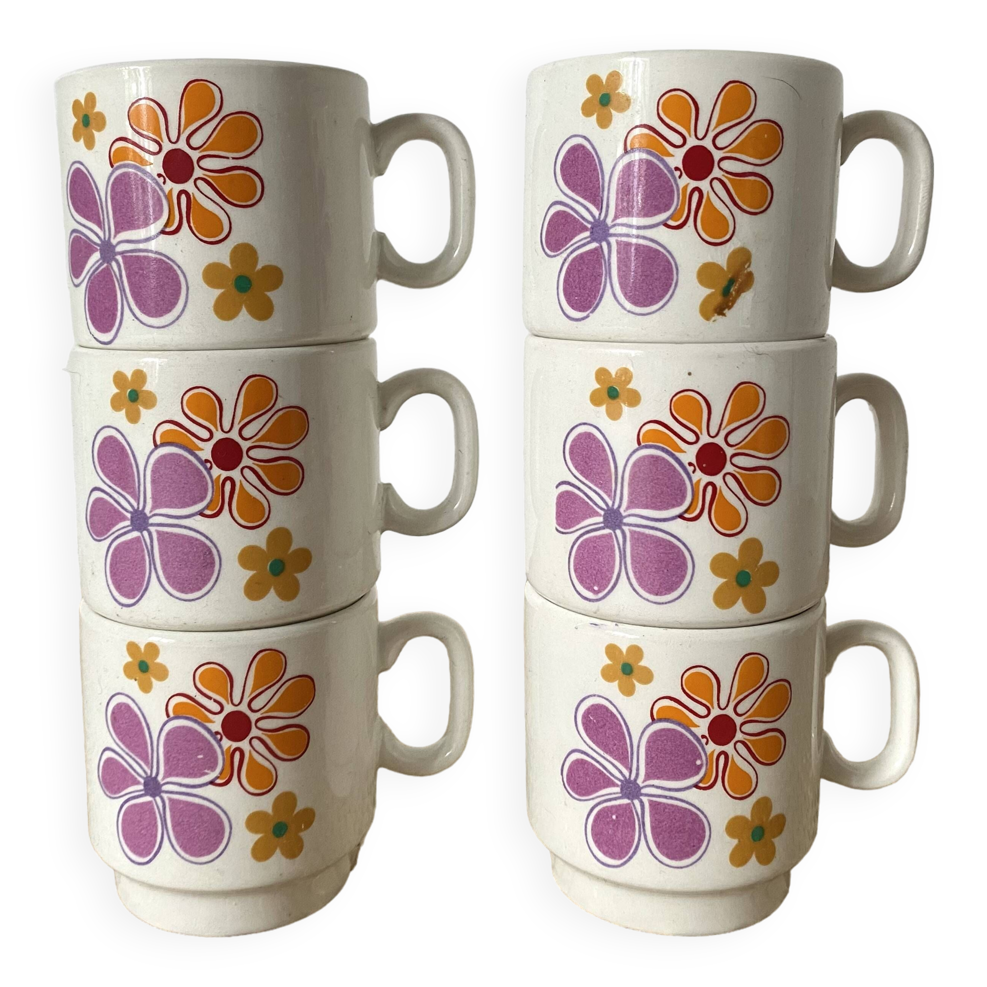 Vintage Italy Pagnossin espresso coffee cups