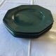 Set of 6 large octagonal plates from Salins, dimensions: diameter - 30 cm -