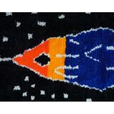 Colorful Berber carpet 303x196cm