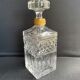 Alcohol decanter in blown and cut crystal Empire style XXth